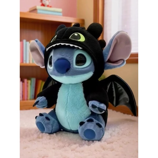 Фото - Мягкая игрушка STITCH Стич в костюме Беззубика 35 см (6928270764504)